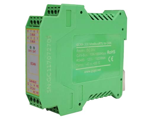 CANopen master to Modbus converter