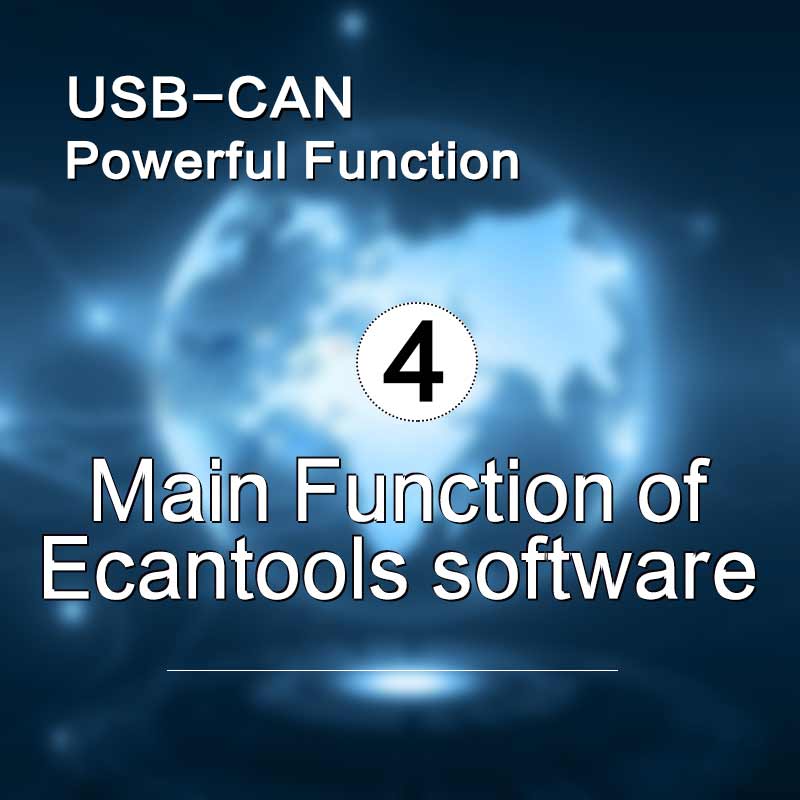 Main Function of Ecantools software