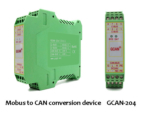 How to choose the type of CAN to Modbus device