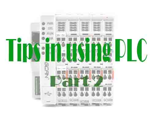 9 Tips of using PLC part 2