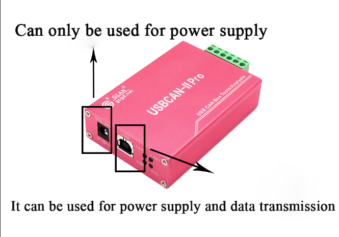 Can bus communication instrument usbcan II Pro