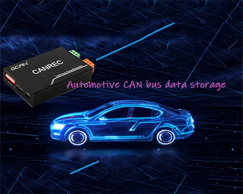 Logistic vehicle and CAN bus data offline storage instrument